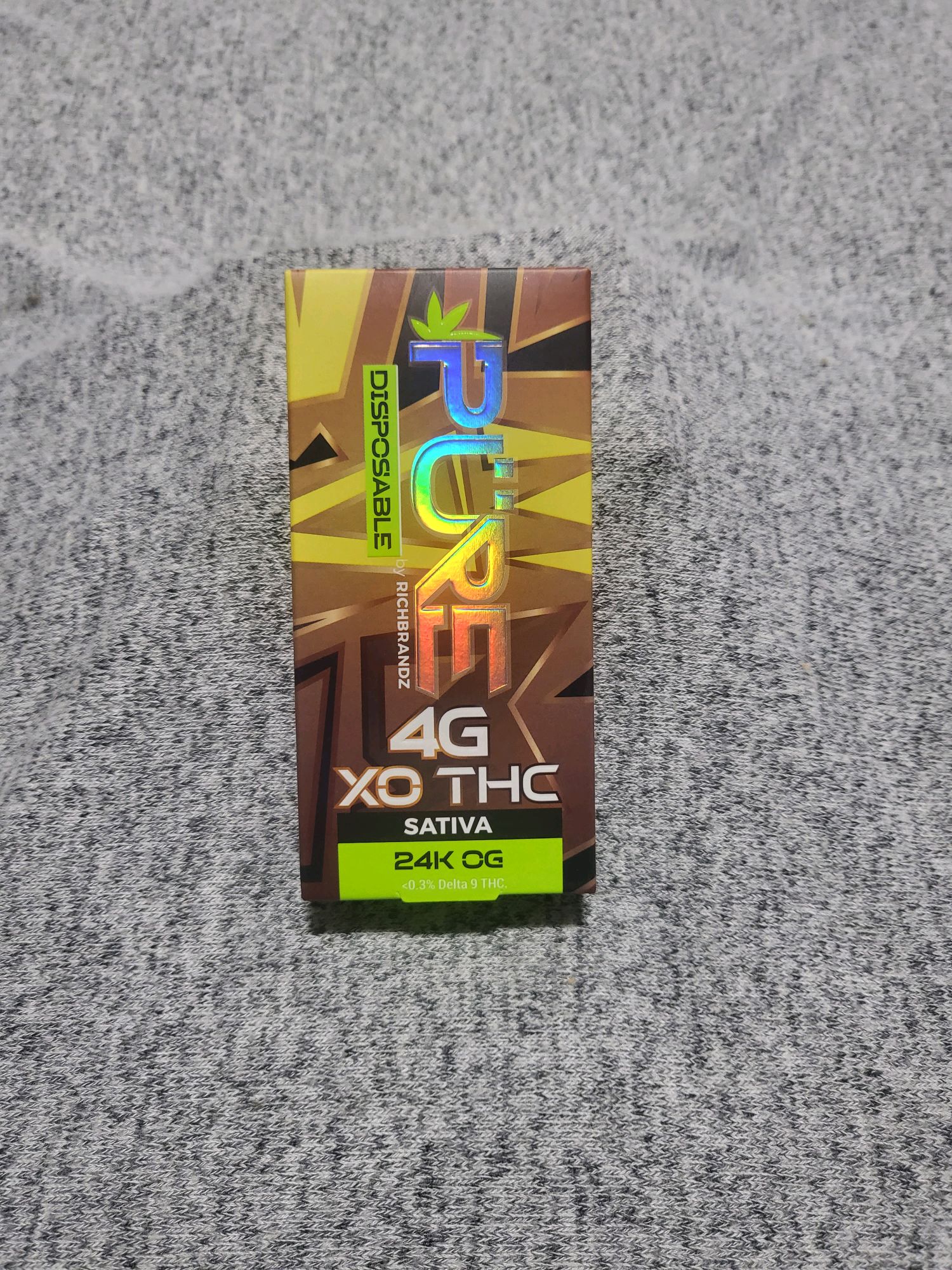 PURE - 4G XO THC DISPOSABLE - 24K OG (SATIVA) | Roosters Vape Shop